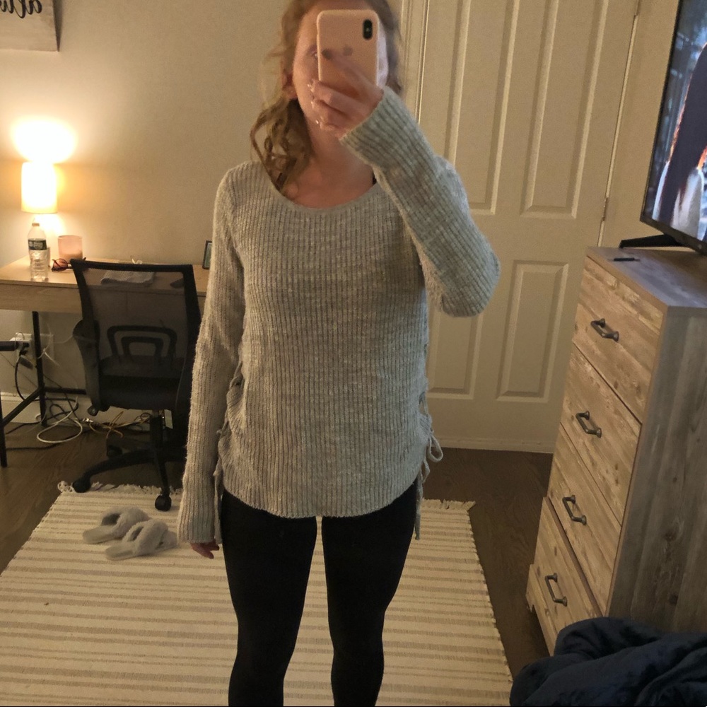 Tie Up Sides Sweater